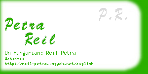 petra reil business card